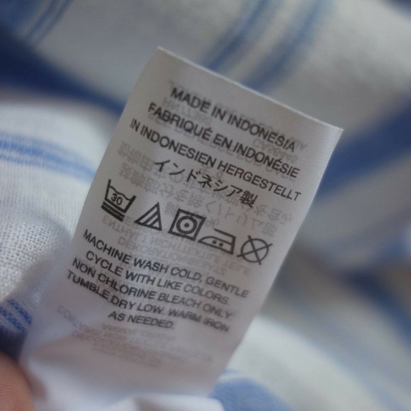 Striped Cotton Beach Tassel Tunic F1944 XXS XS 0 - Picture 10 of 10